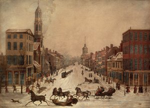 Wall Street en hiver